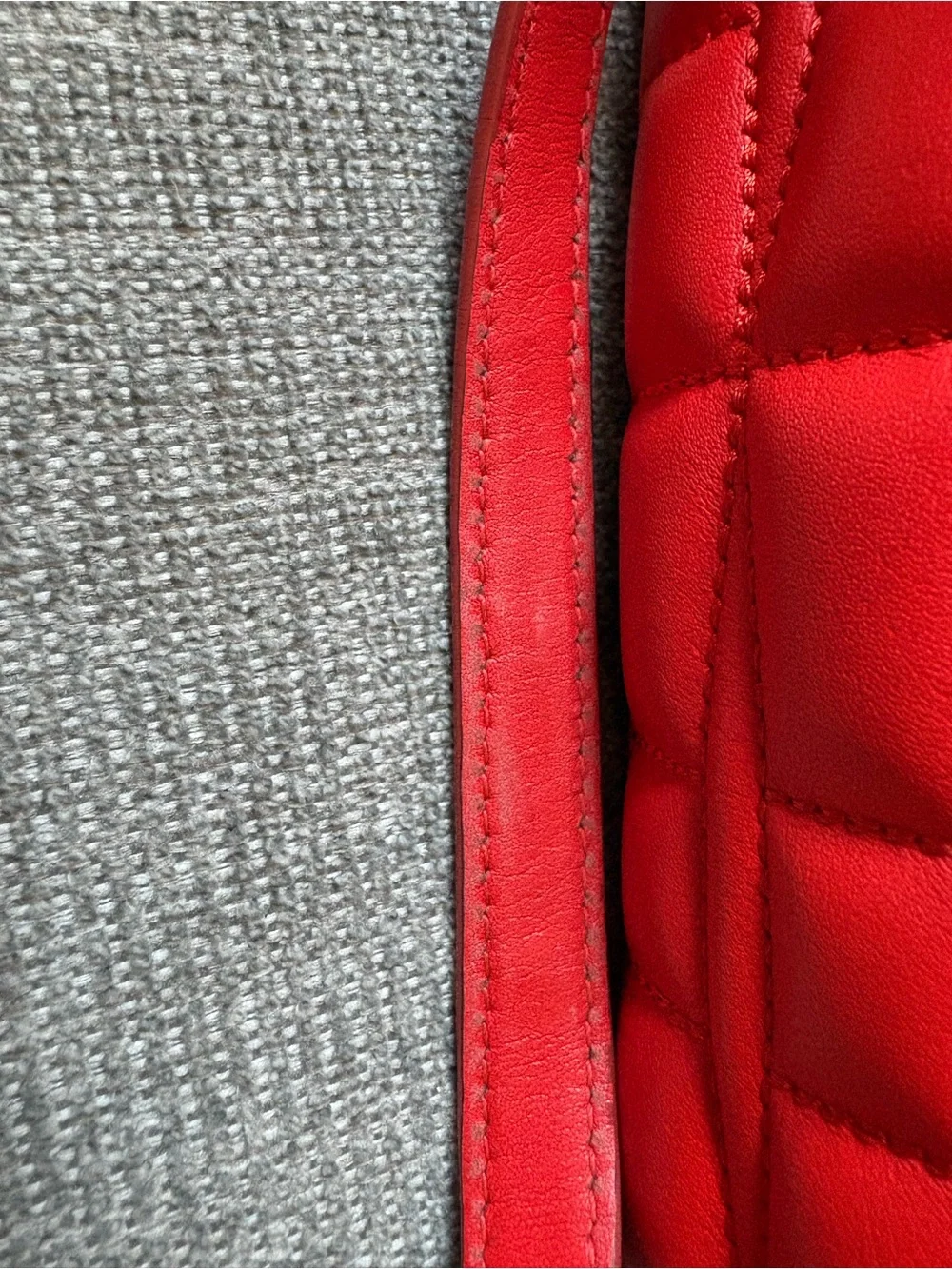 kate spade Red Quilted Bag with Chain-Strap